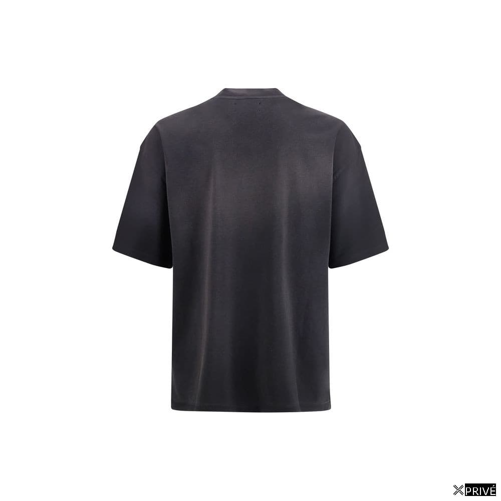 T-shirt noir en Coton — 2