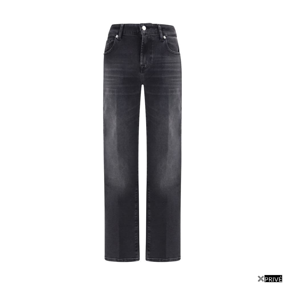 Jeans noir en Coton — 1