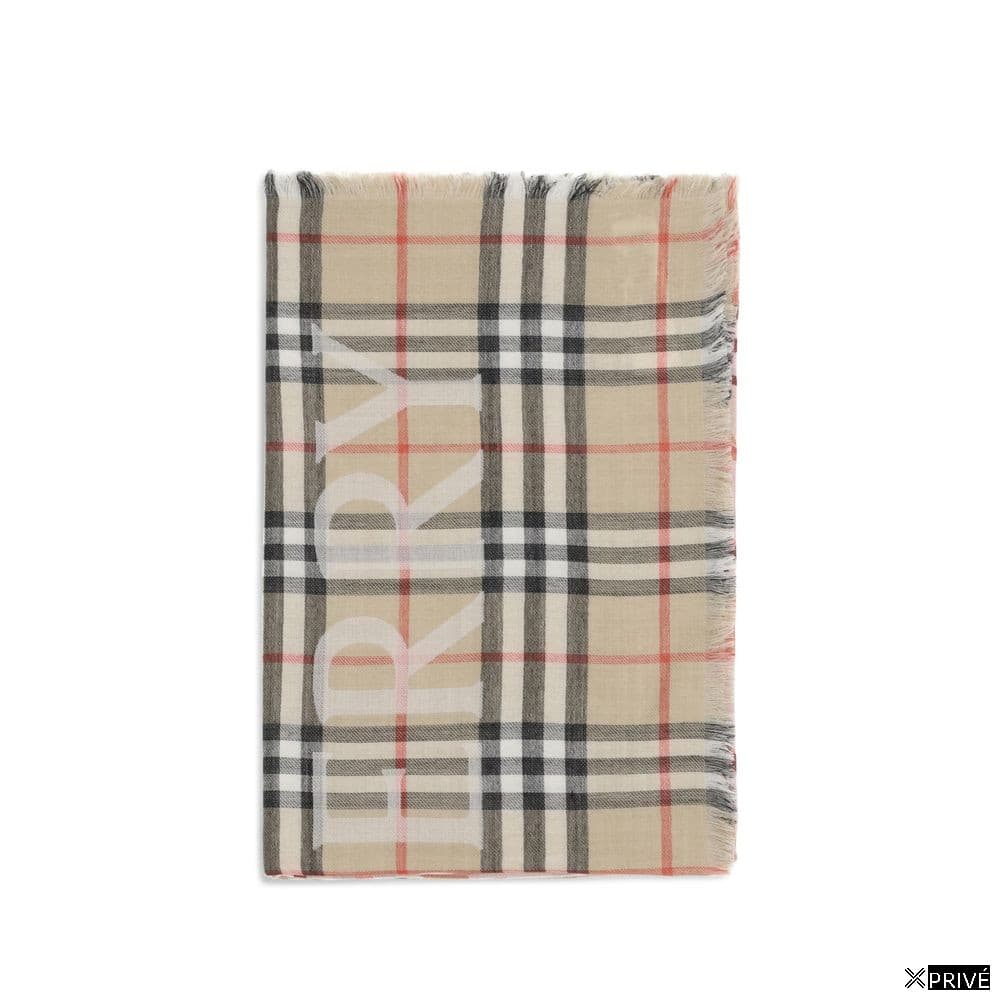 Écharpe beige en Laine — 1