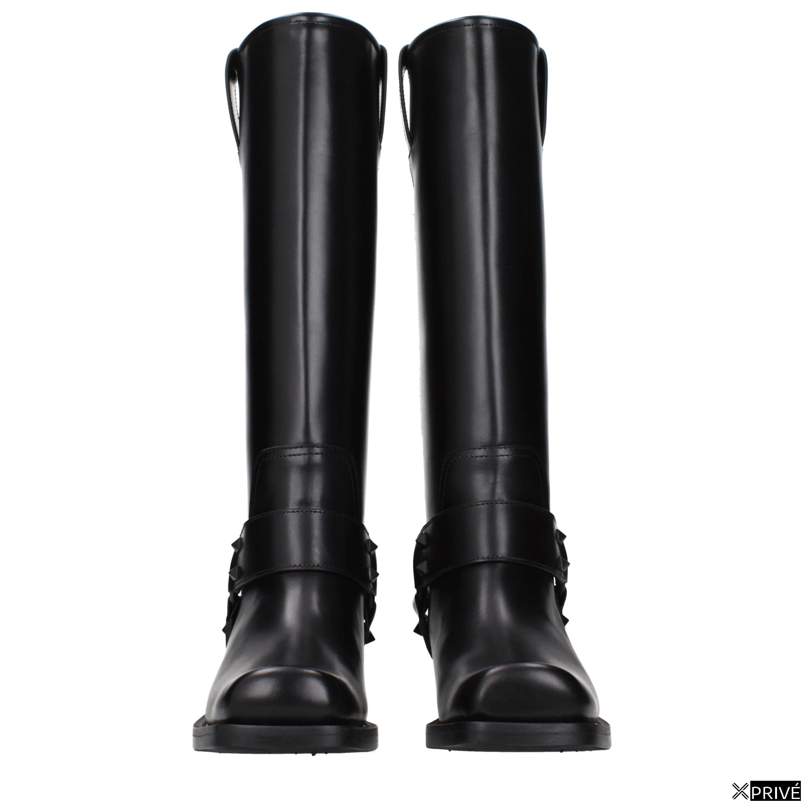 Bottes noires en Cuir — 3