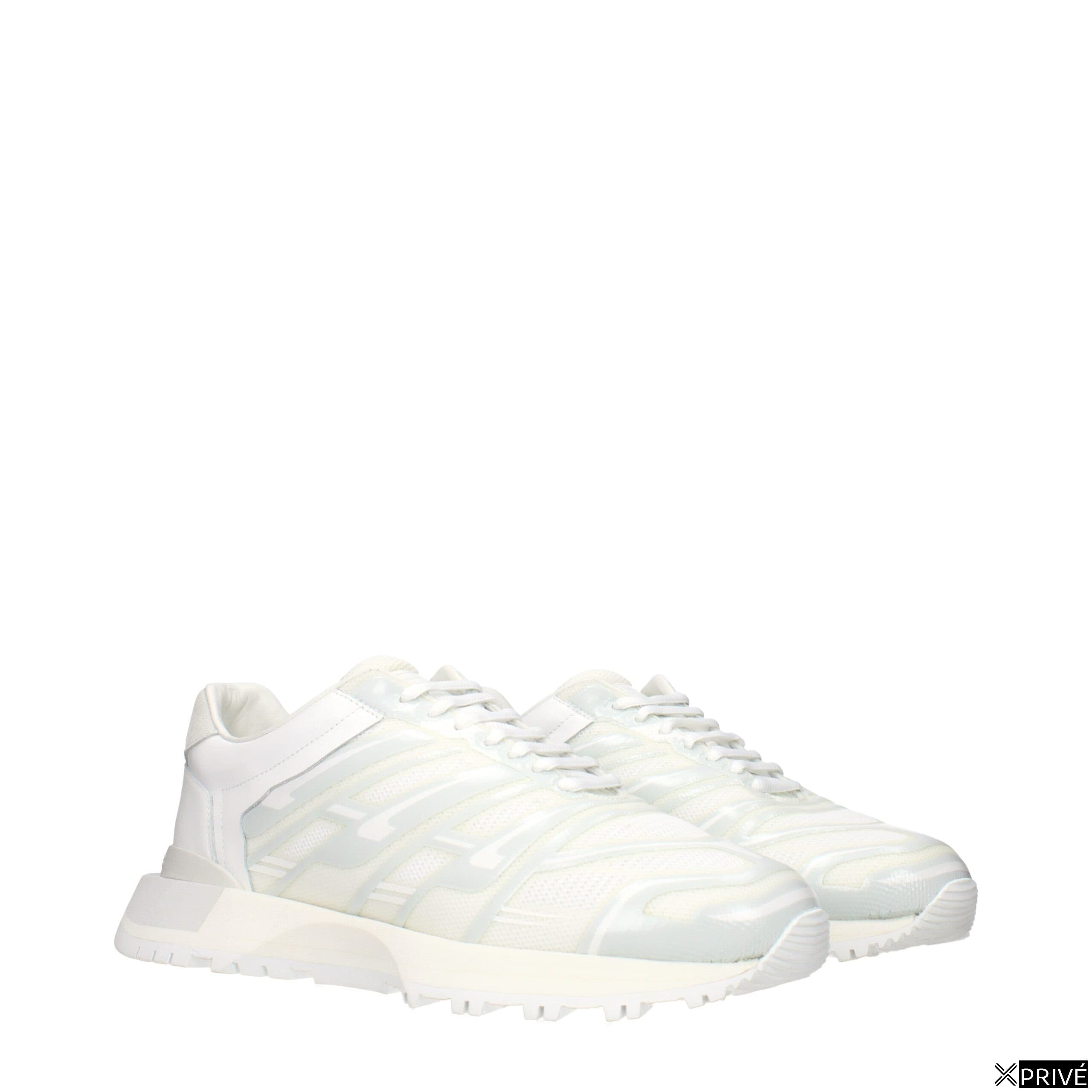 Chaussures de sport blanches en Tissu — 2