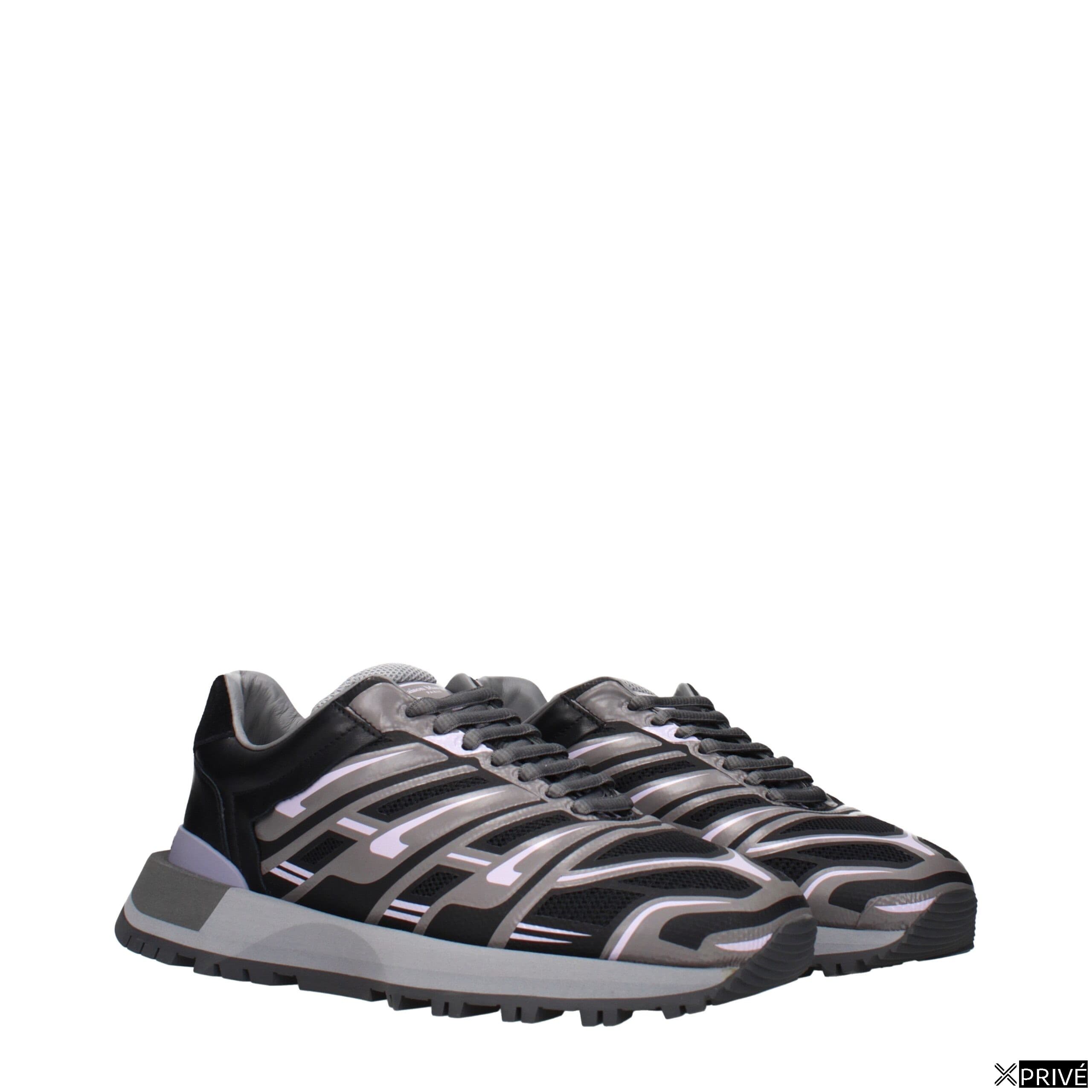 Chaussures de sport noires en Tissu — 2