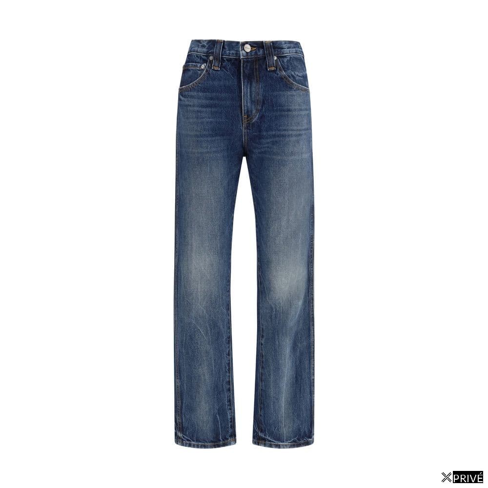 Jeans bleu en Coton — 1