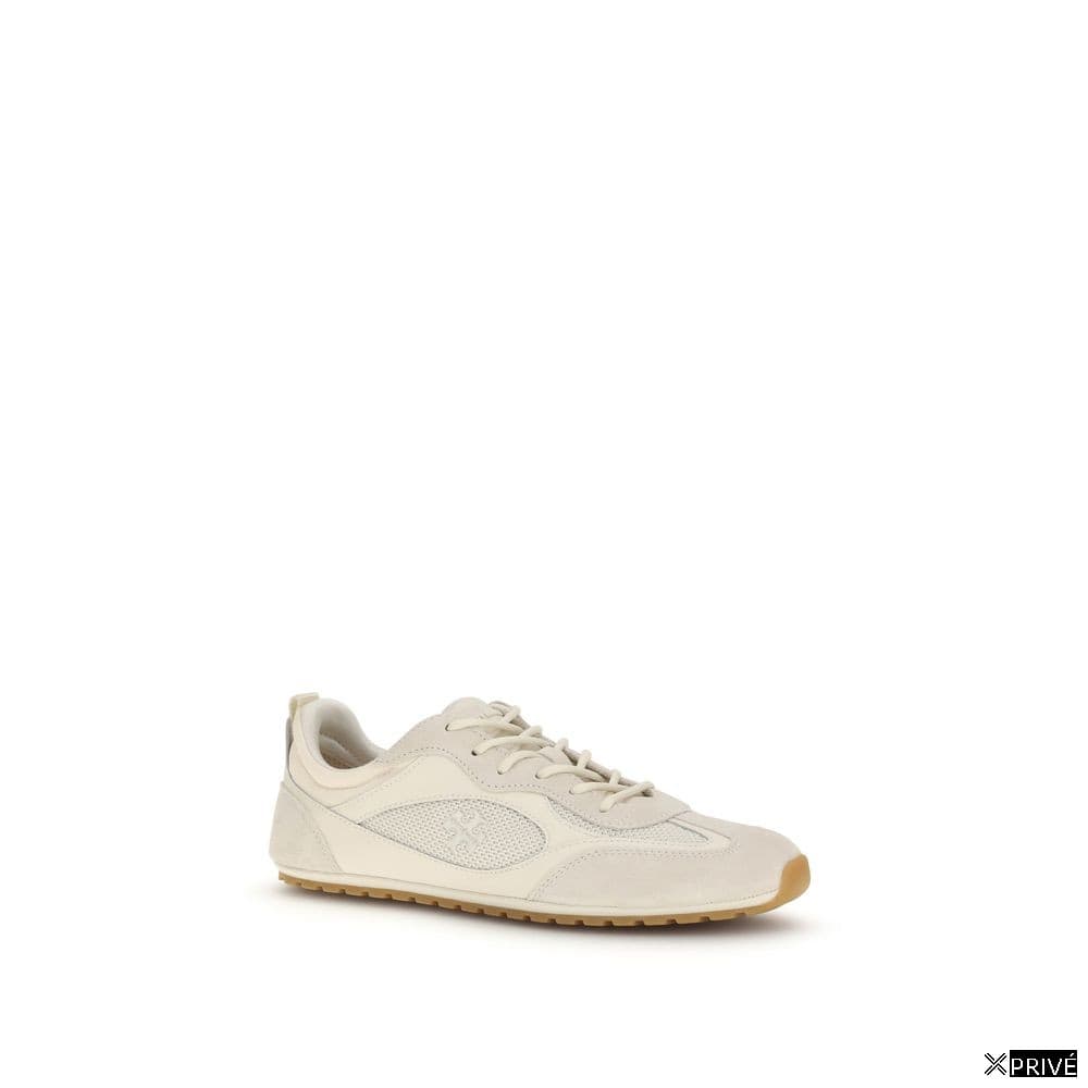 Chaussures de sport beiges en Polyester — 2
