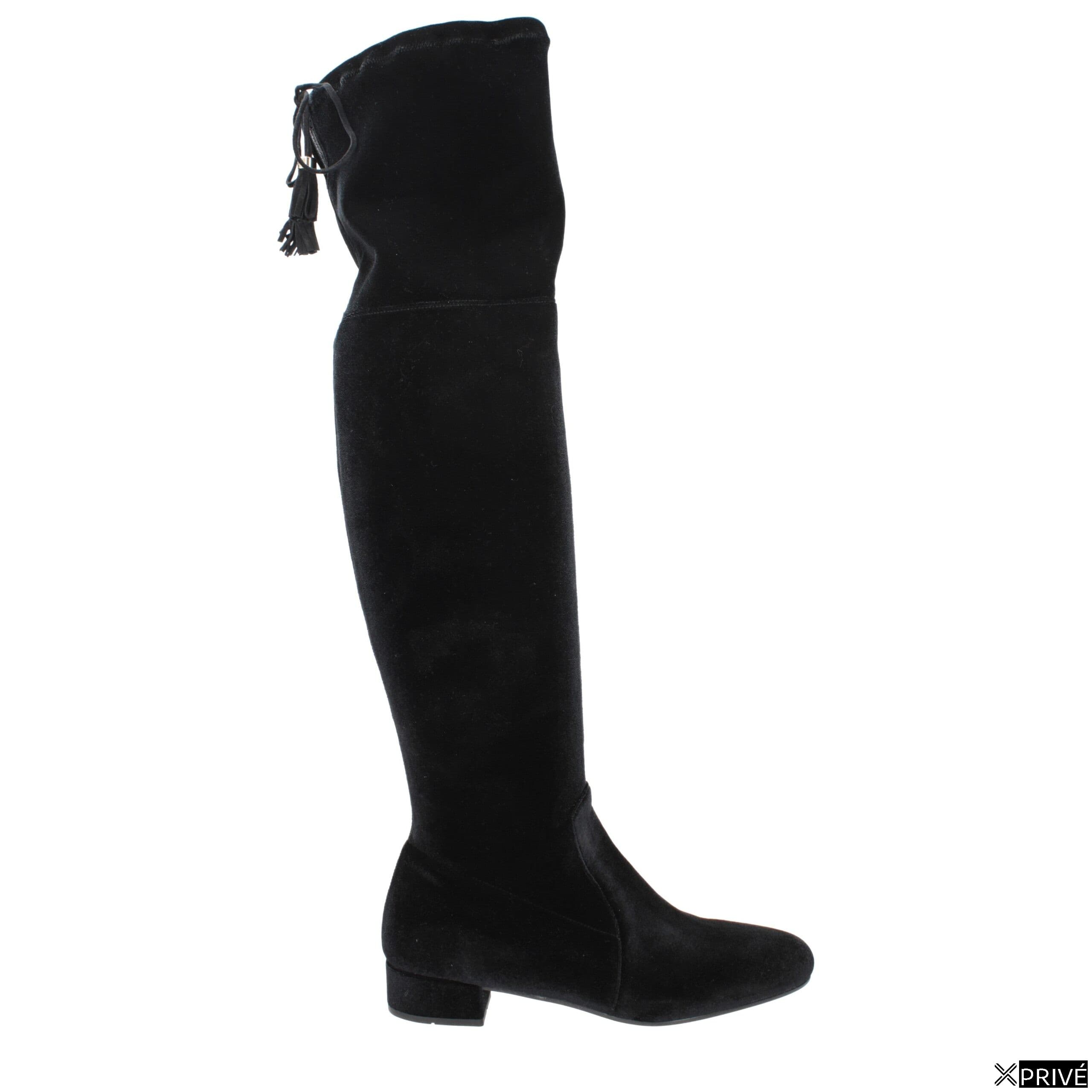 Bottes noires en Velours — 1