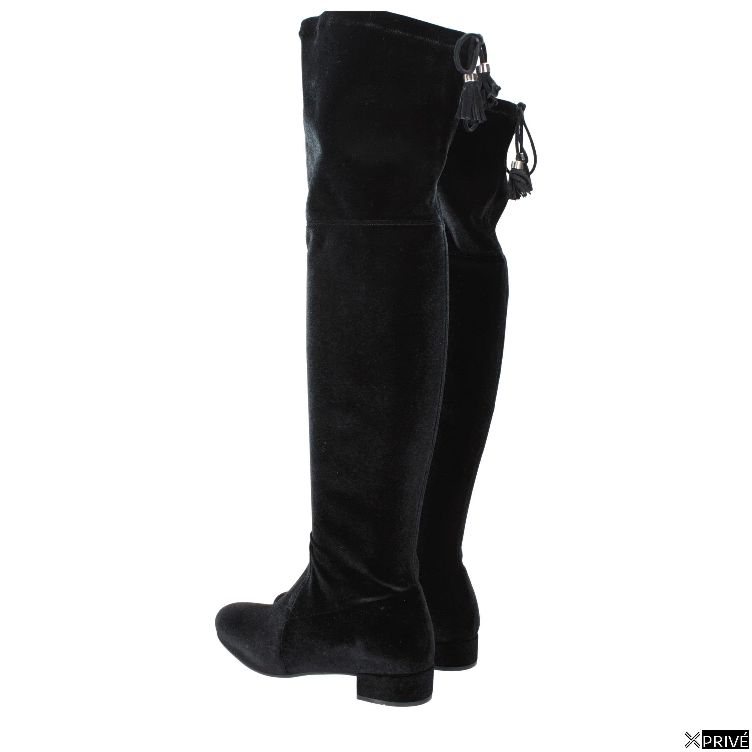 Bottes noires en Velours — 4