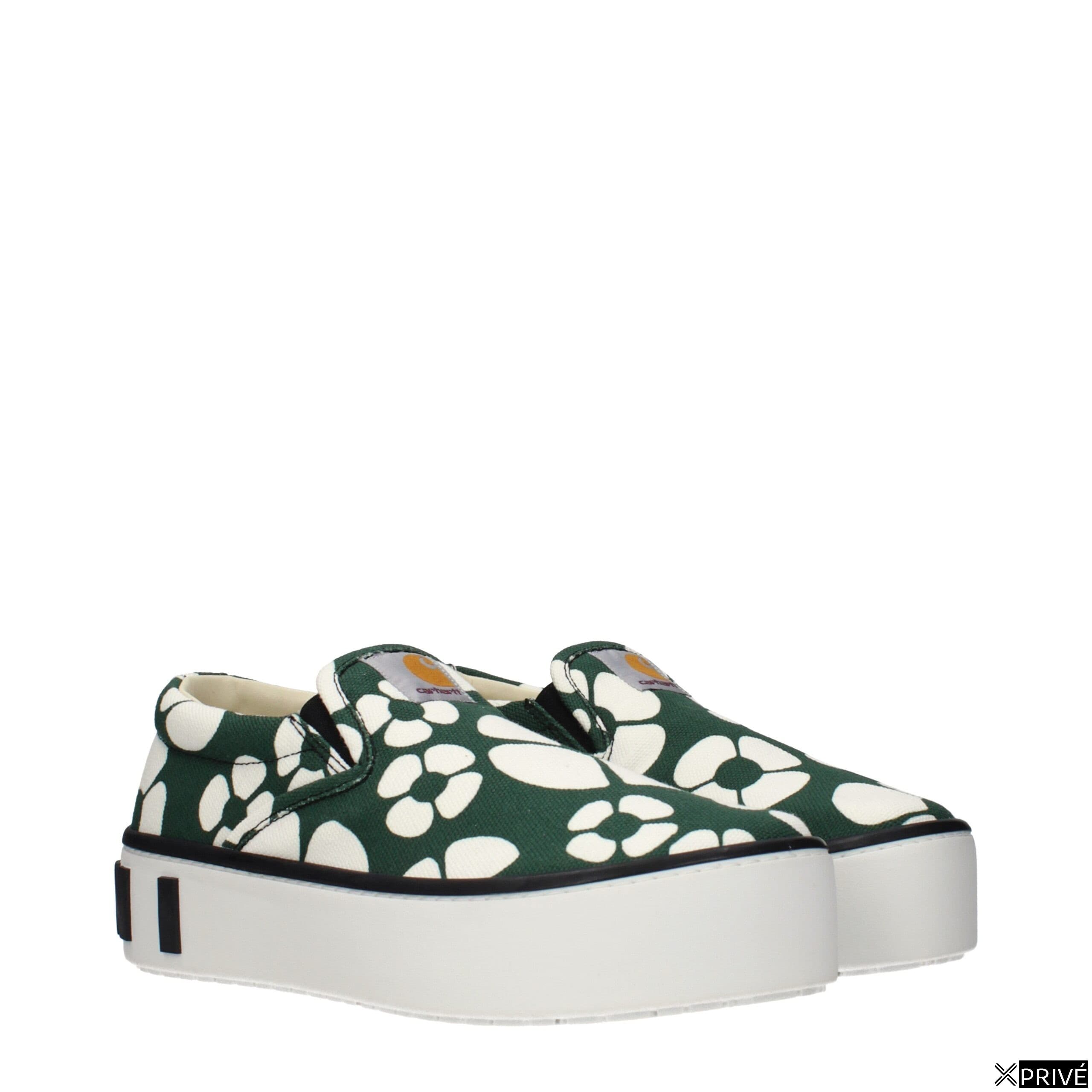 Mocassin vert en Tissu — 2