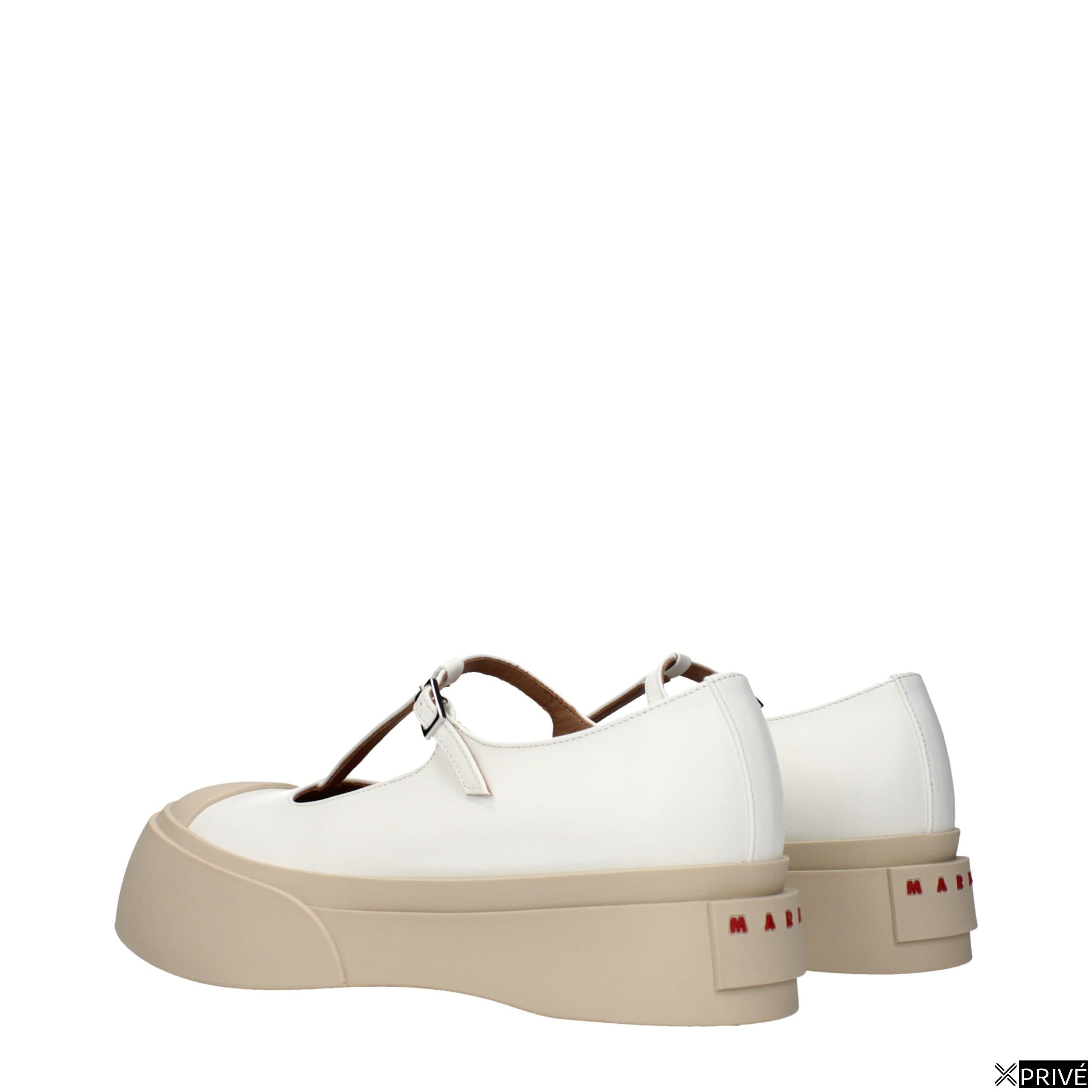 Mocassin blanc en Cuir — 4