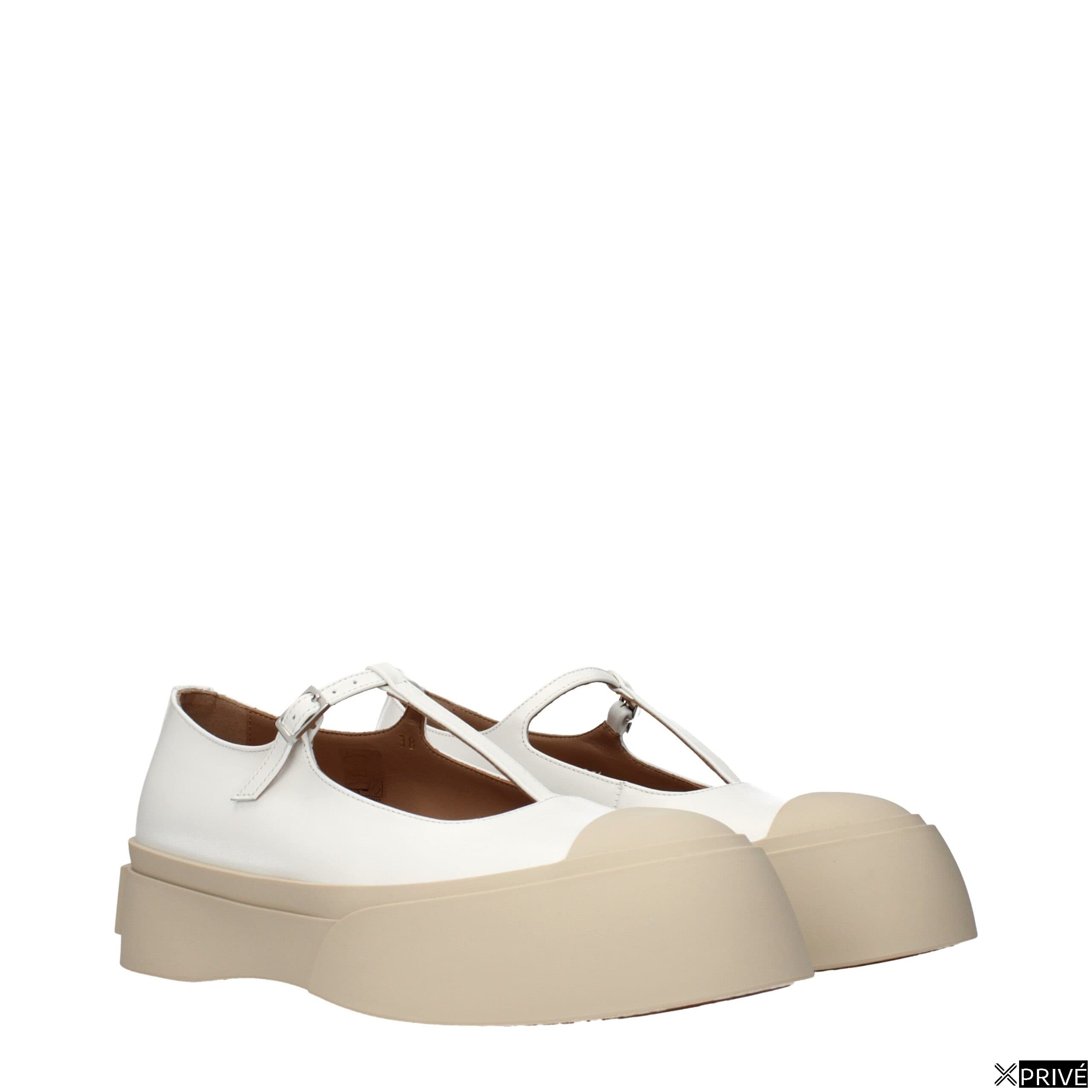 Mocassin blanc en Cuir — 2