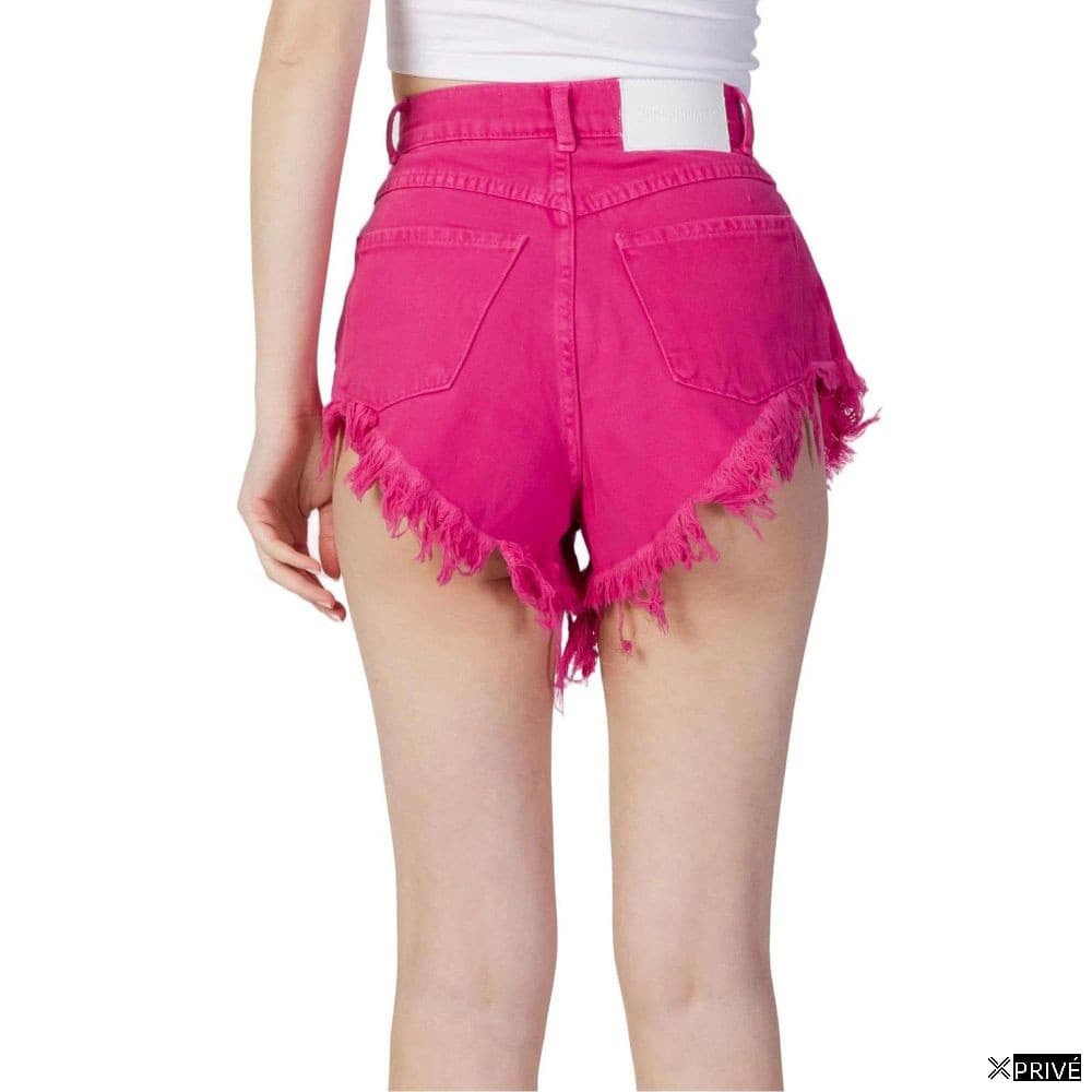 Short fuchsia en Coton — 2