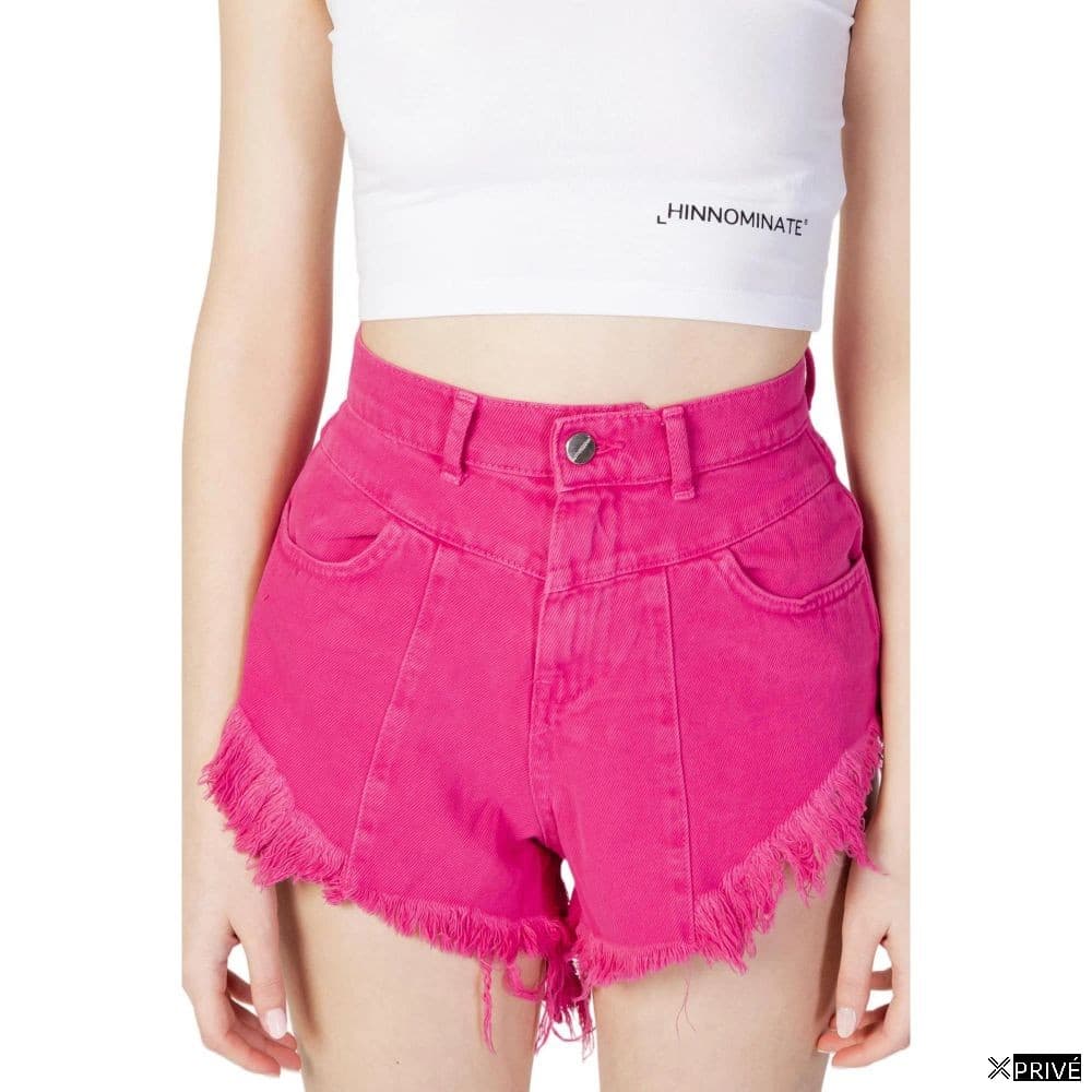 Short fuchsia en Coton