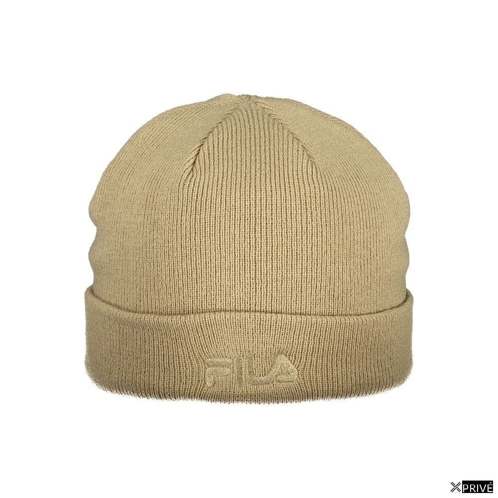 Chapeau beige en Polyacrylique