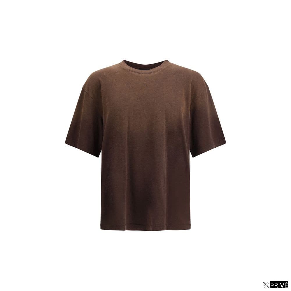 T-shirt brun en Coton — 1