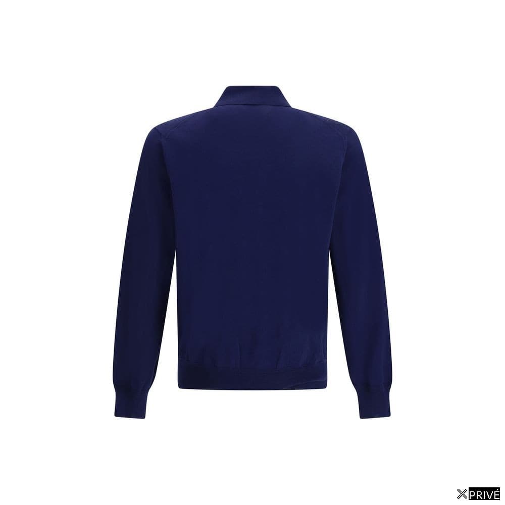 Polo bleu en Coton — 2