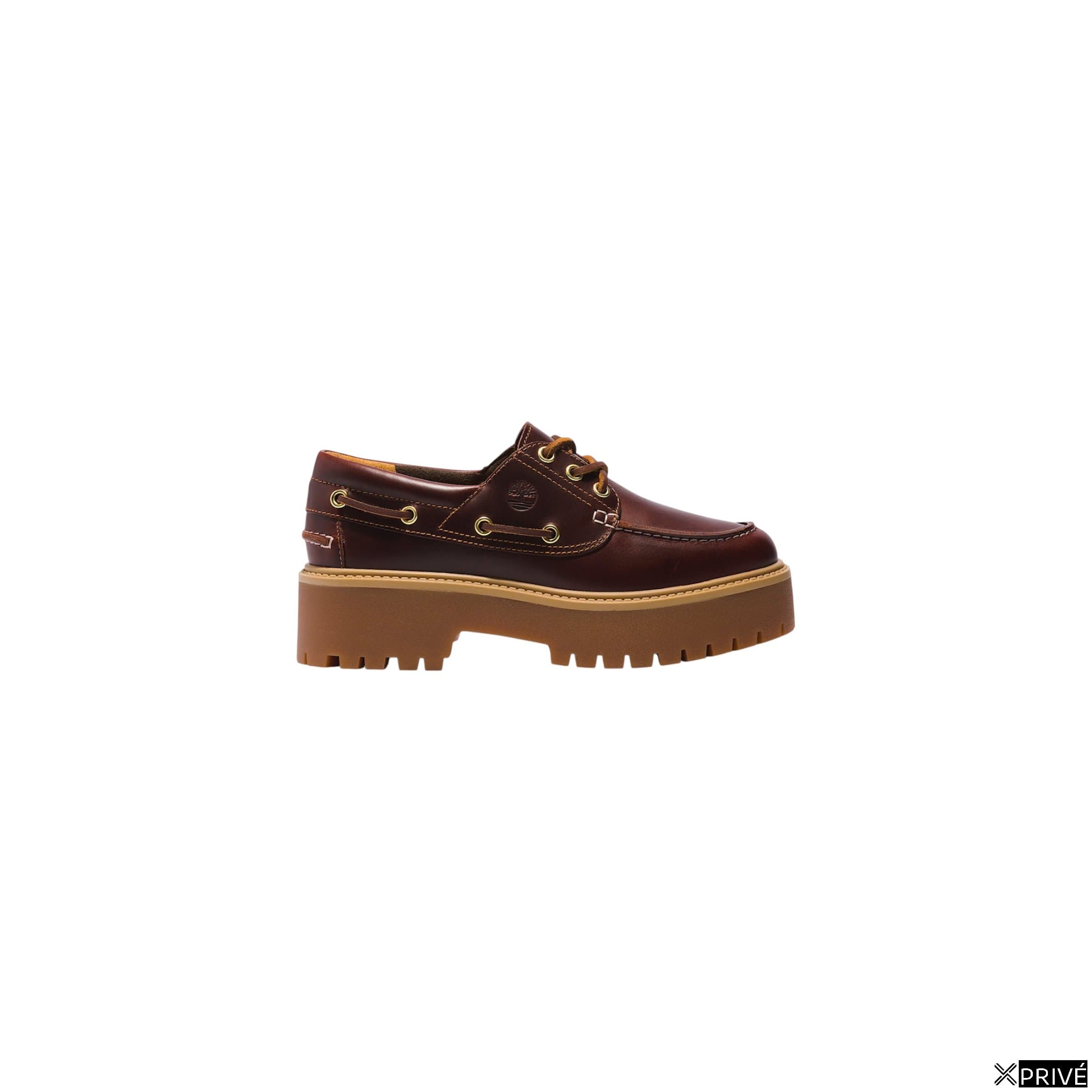 Chaussure à lacets bordeaux — 1