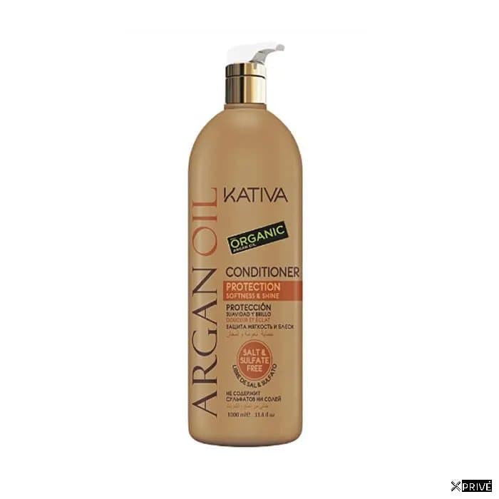 Kativa Argan Oil Conditioner Protection Softness & Shine 1000ml — 1