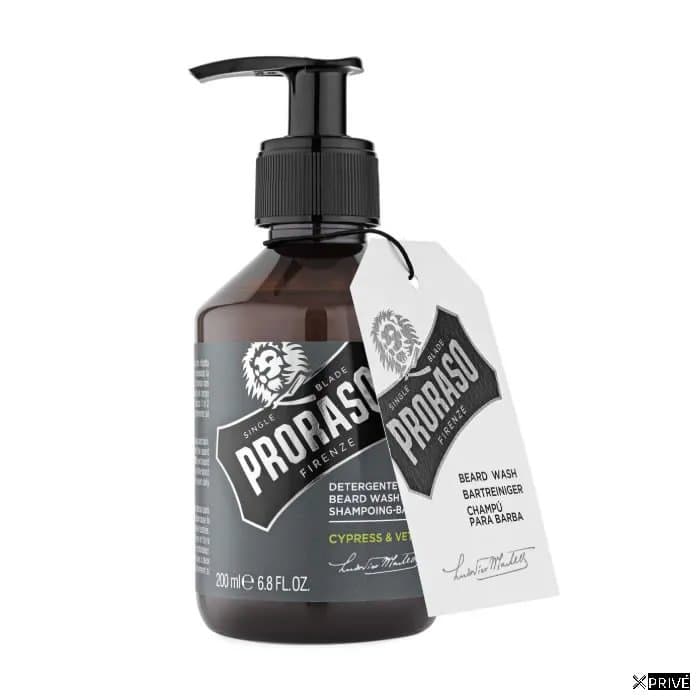 Proraso Shampooing Barbe Cypress Vetyver 200ml