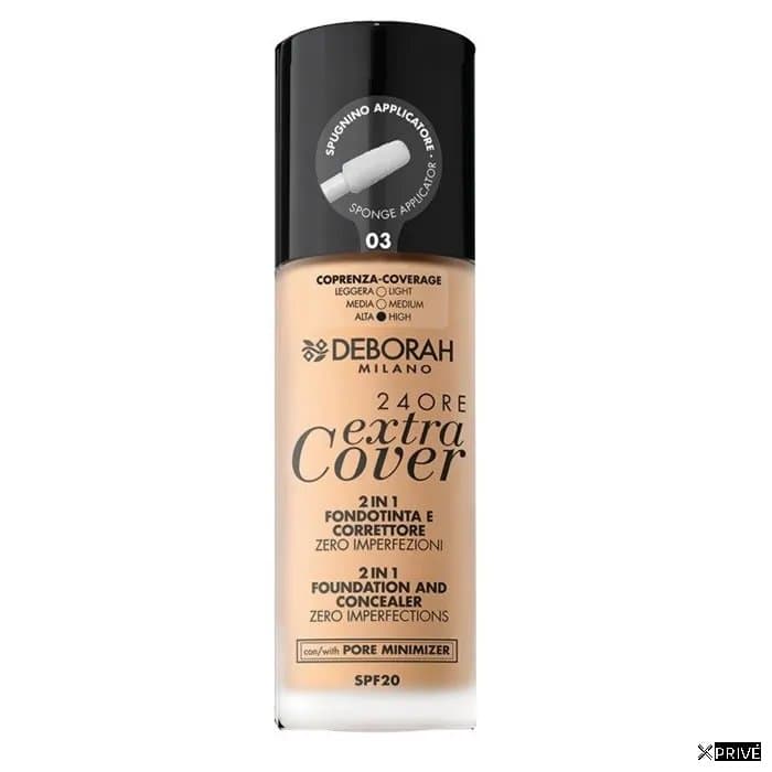 Deborah Milano 24 Ore Extra Cover 2 En 1 Spf20 03 30ml