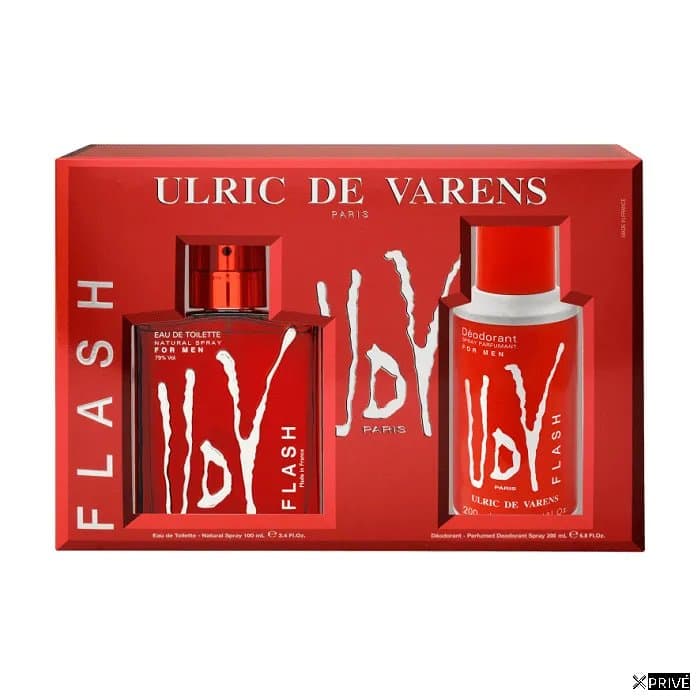 Ulric De Varens Flash Eau De Toilette Vaporisateur 100ml Coffret 2 Produits