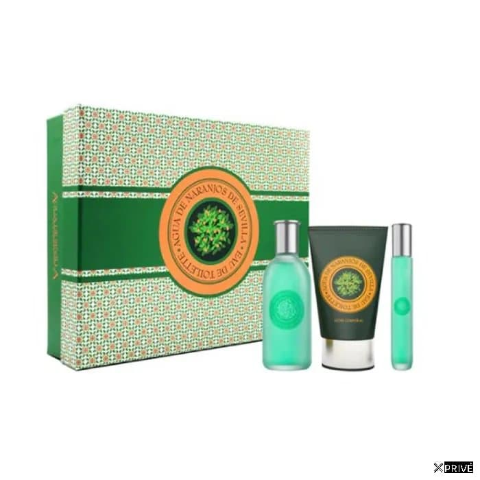 Aire De Sevilla Agua De Naranjos Eau De Toilette Vaporisateur 125ml Coffret 3 Produits