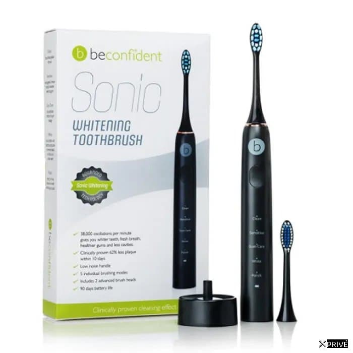 Beconfident Sonic Electric Whitening Toothbrush Black-Rose Gold