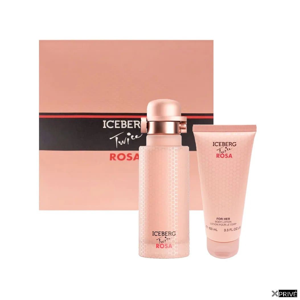 Iceberg Twice Rosa Eau De Toilette 125ml Spray Locion Perfumada Corporal 100ml