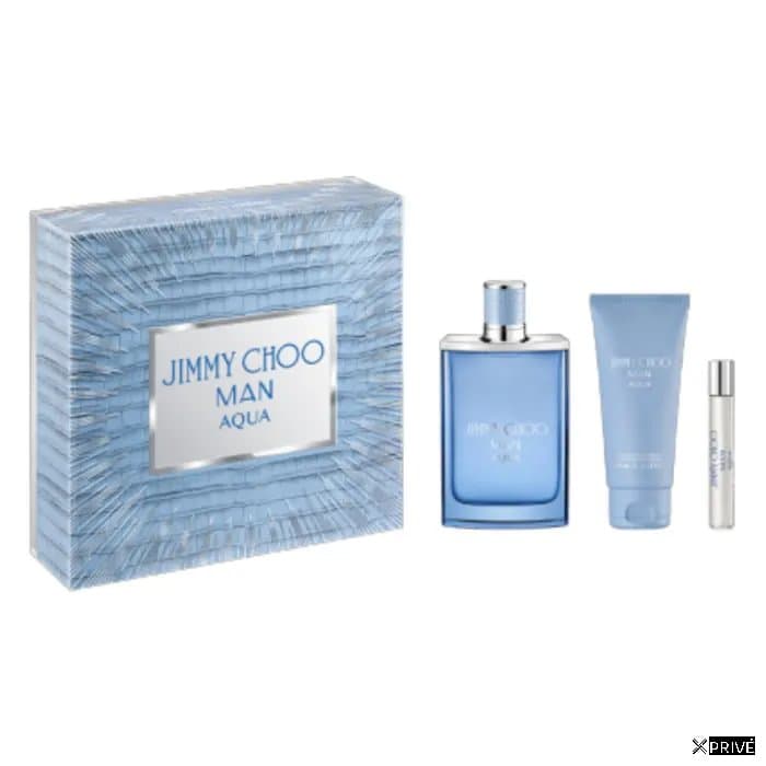 Jimmy Choo Man Aqua Eau De Toilette Vaporisateur 100ml Coffret 3 Produits — 1