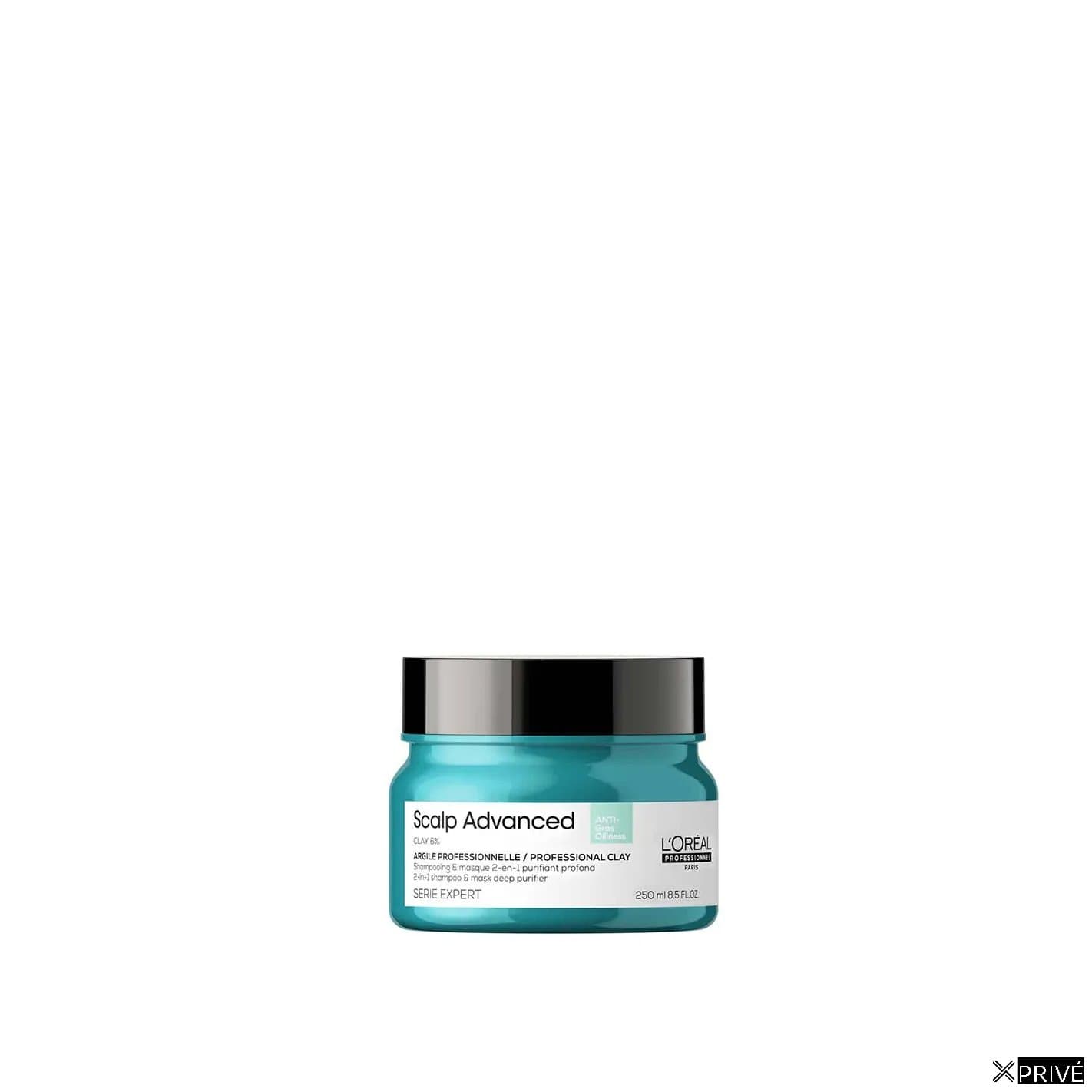L'oreal Professionnel Scalp Advanced Champú y Mascarilla Purificante 2 En 1 250ml — 1