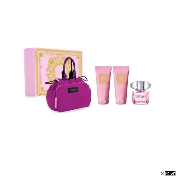 Versace Bright Crystal Eau De Toilette Vaporisateur 90ml Coffret 4 Produits — 1