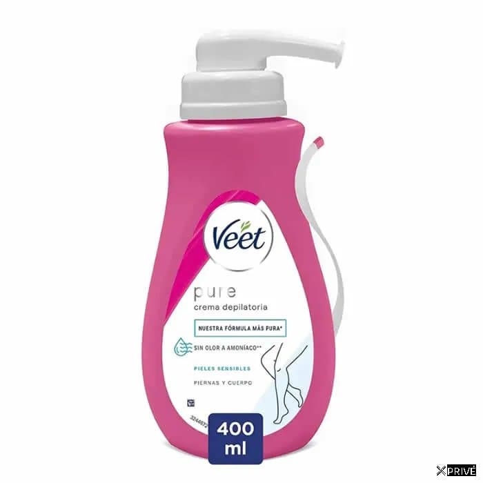 Veet Pure Shower Depilatory Cream For Sensitive Skin 400ml