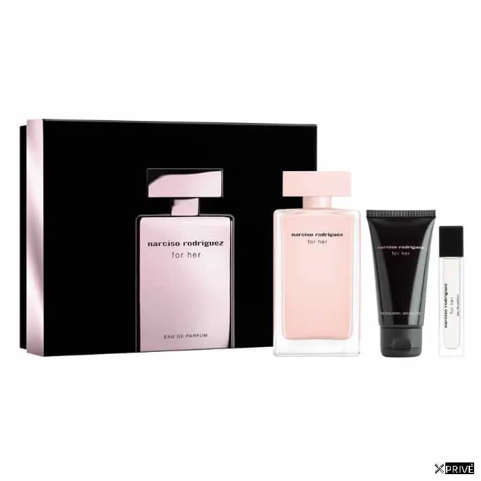 Narciso Rodriguez For Her Eau De Perfume Spray 100ml Coffret 3 Produits — 1