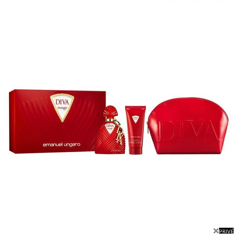 Emanuel Ungaro Ungaro Diva Rouge Epv 100ml Leche Corporal 100ml Neceser — 1