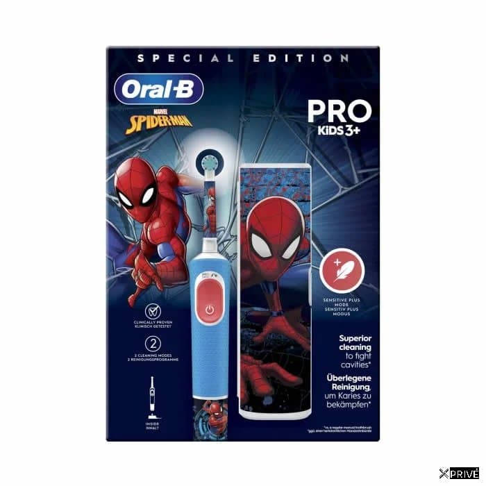 Oral B Pro Kids 3+ Cepillo Electrico Spiderman Special Edition