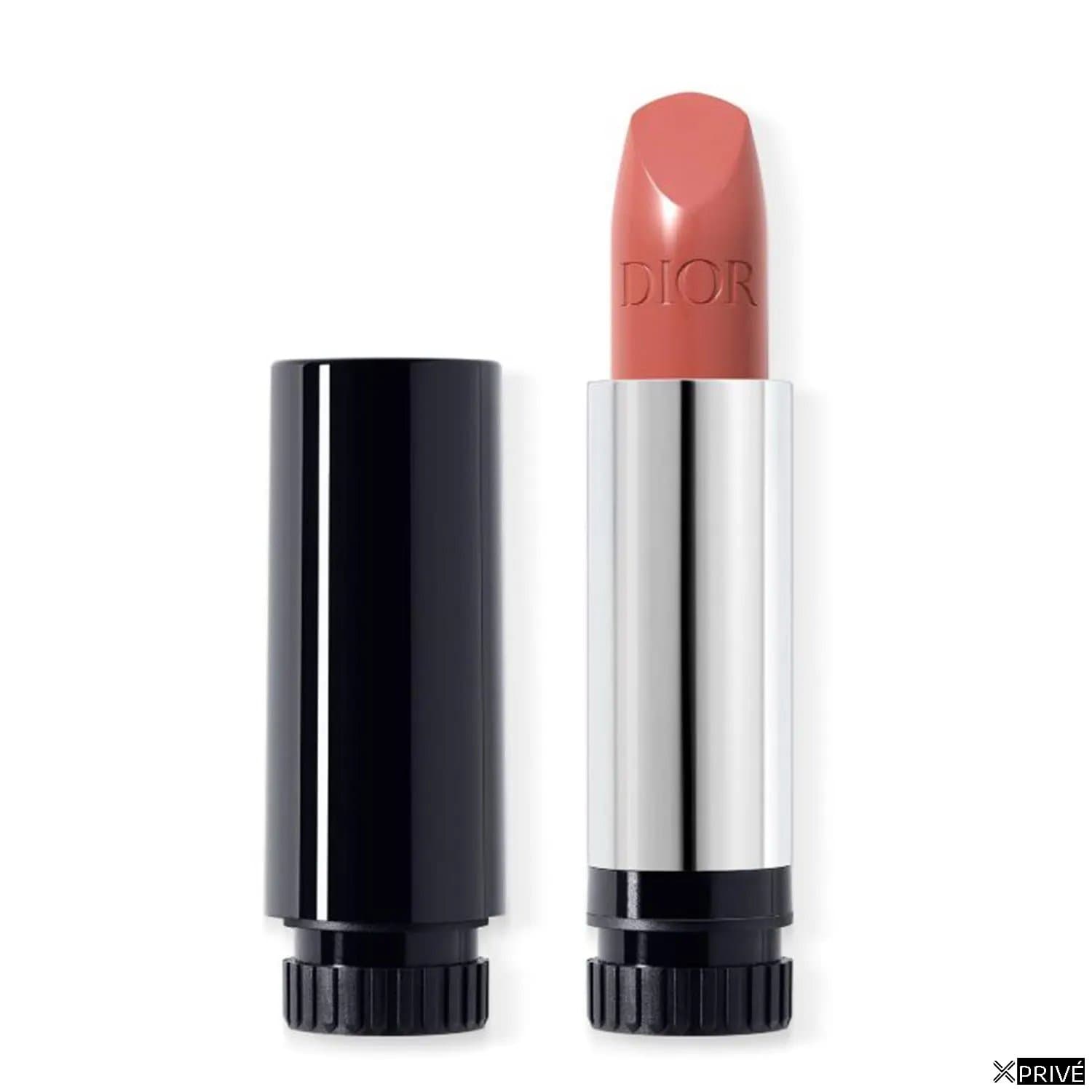 Dior Rouge Dior Barra De Labios 100 Nude Look Satin Recarga 30ml — 1