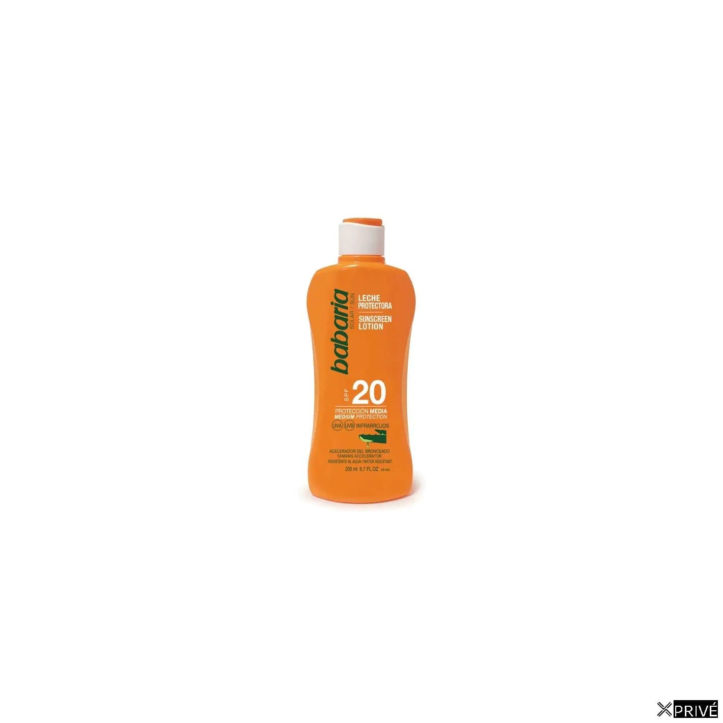 Babaria Sol Leche Protector Aloe Sfp20 300ml
