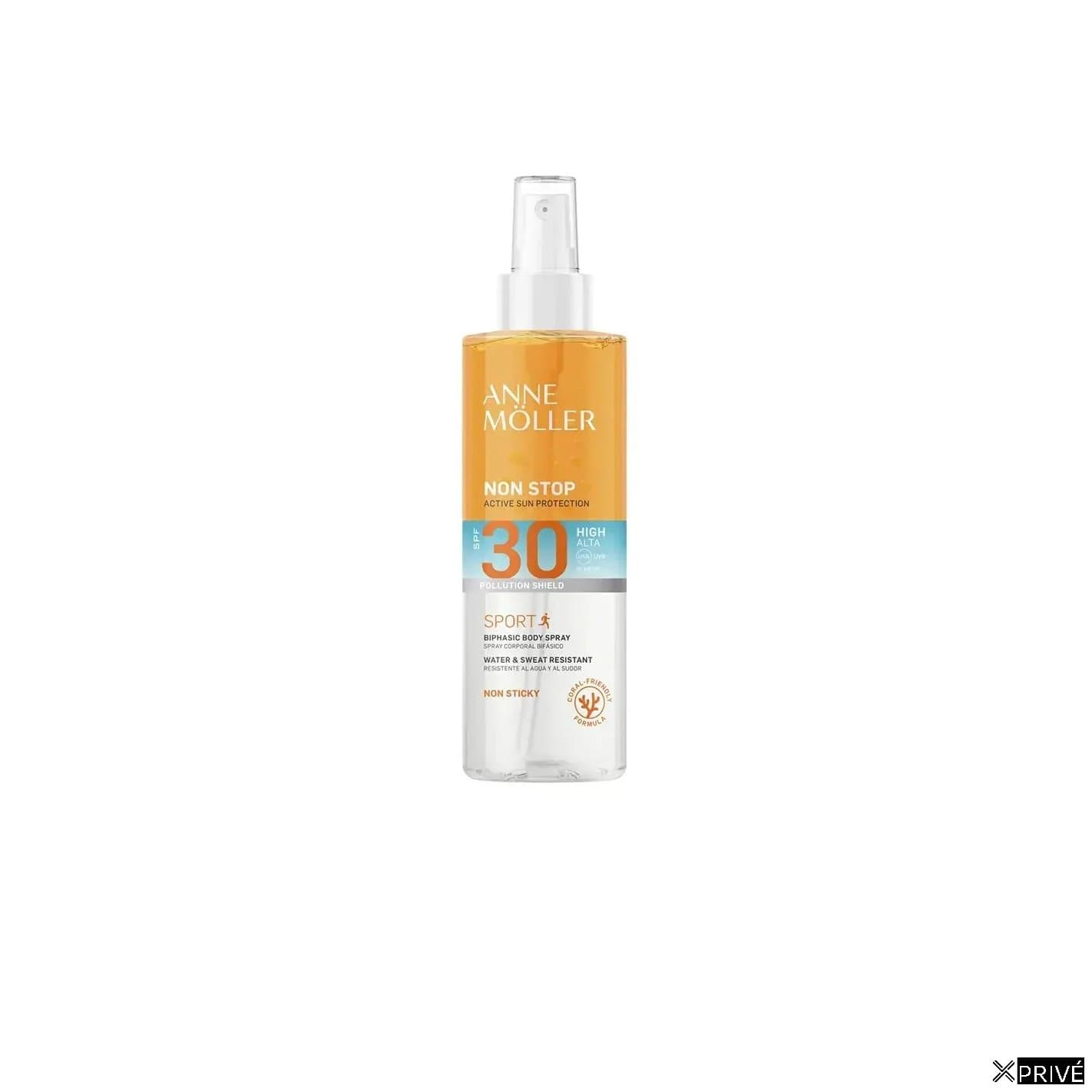 Anne Möller Anne Moller Non Stop Sport Biphasic Body Spray Spf30 150ml@ — 1
