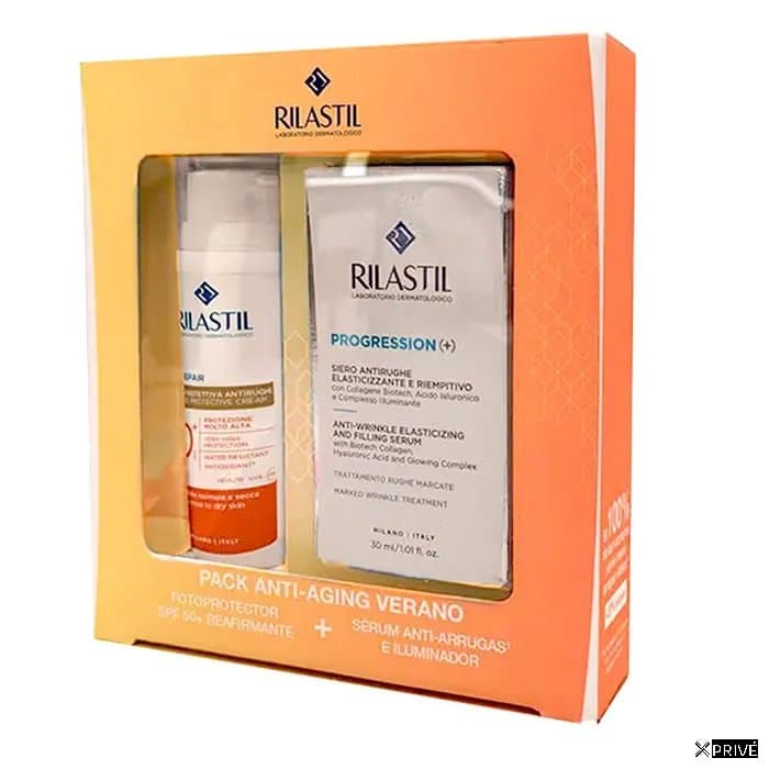 Rilastil Pack Age Repair Spf50 50 ml + Sérum Progression 30 ml Coffret 2 Pièces — 1