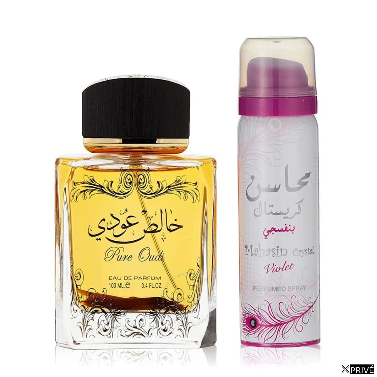 Lattafa Pure Oudi Eau De Parfum 100ml Spray Desodorante 50ml Spray — 1