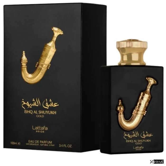LATTAFA PRIDE ISHQ AL SHUYUKH GOLD EAU DE PARFUM SPRAY 100ML — 1