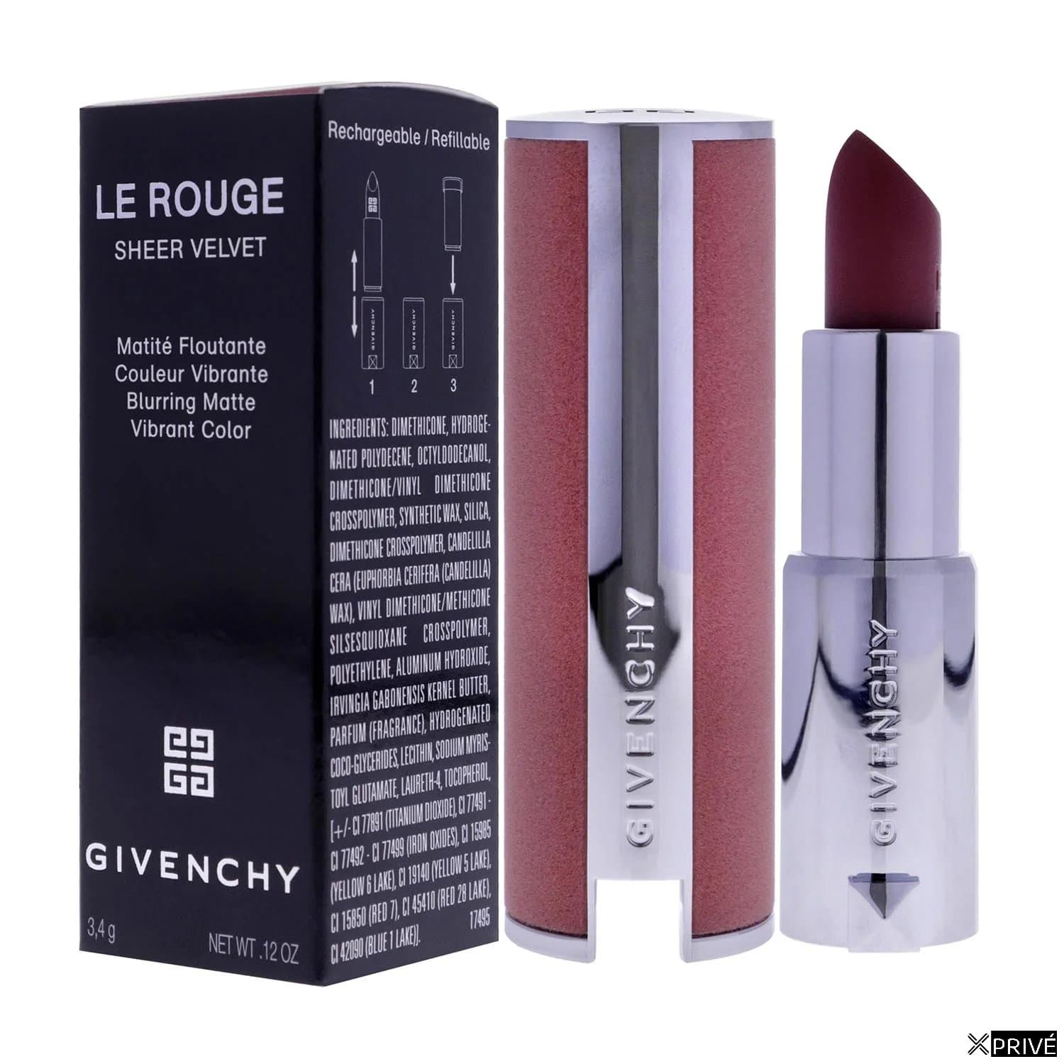 Givenchy Le Rouge Sheer Velvet N 16 Nude Boisé — 1