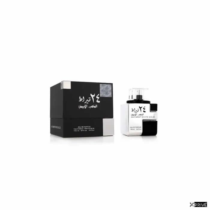 LATTAFA 24 CARAT WHITE GOLD EDP SPRAY 100ML — 1