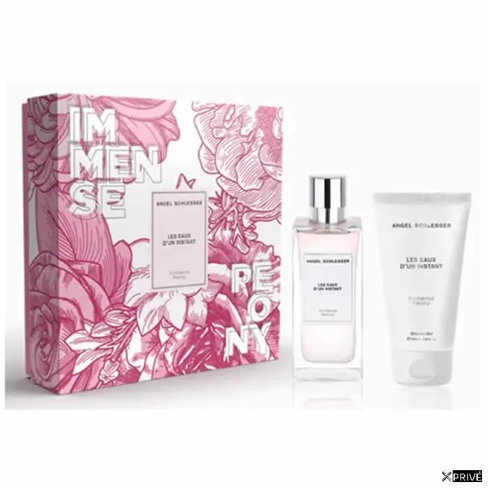 Angel Schlesser Les Eaux D'Un Instant Immense Peony Eau De Toilette Spray 100ml Coffret 2 Produits — 1