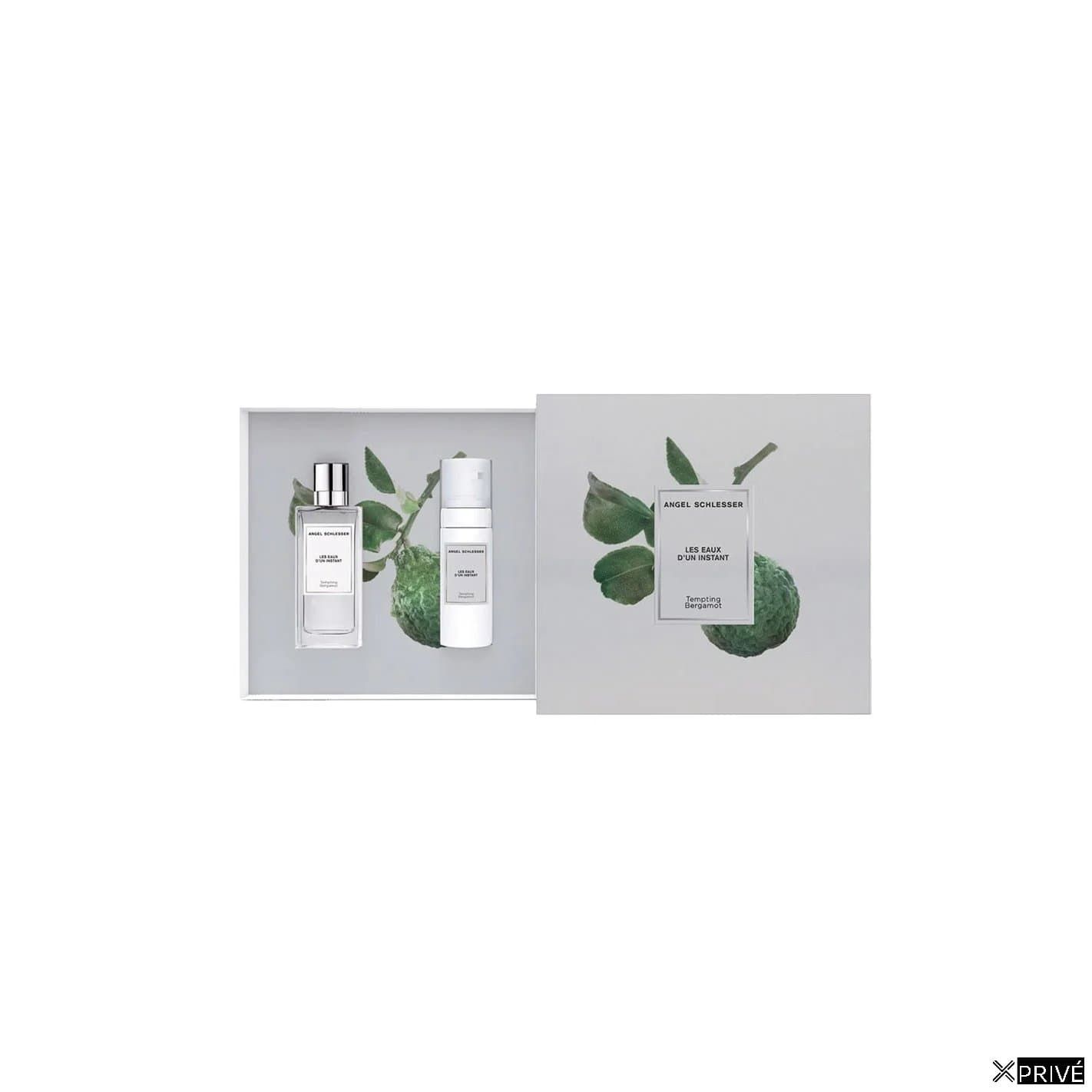 Angel Schlesser Instant Tempting Bergamont Watercolor Coffret Eau De Toilette Spray 100ml Set 2 Pieces — 1