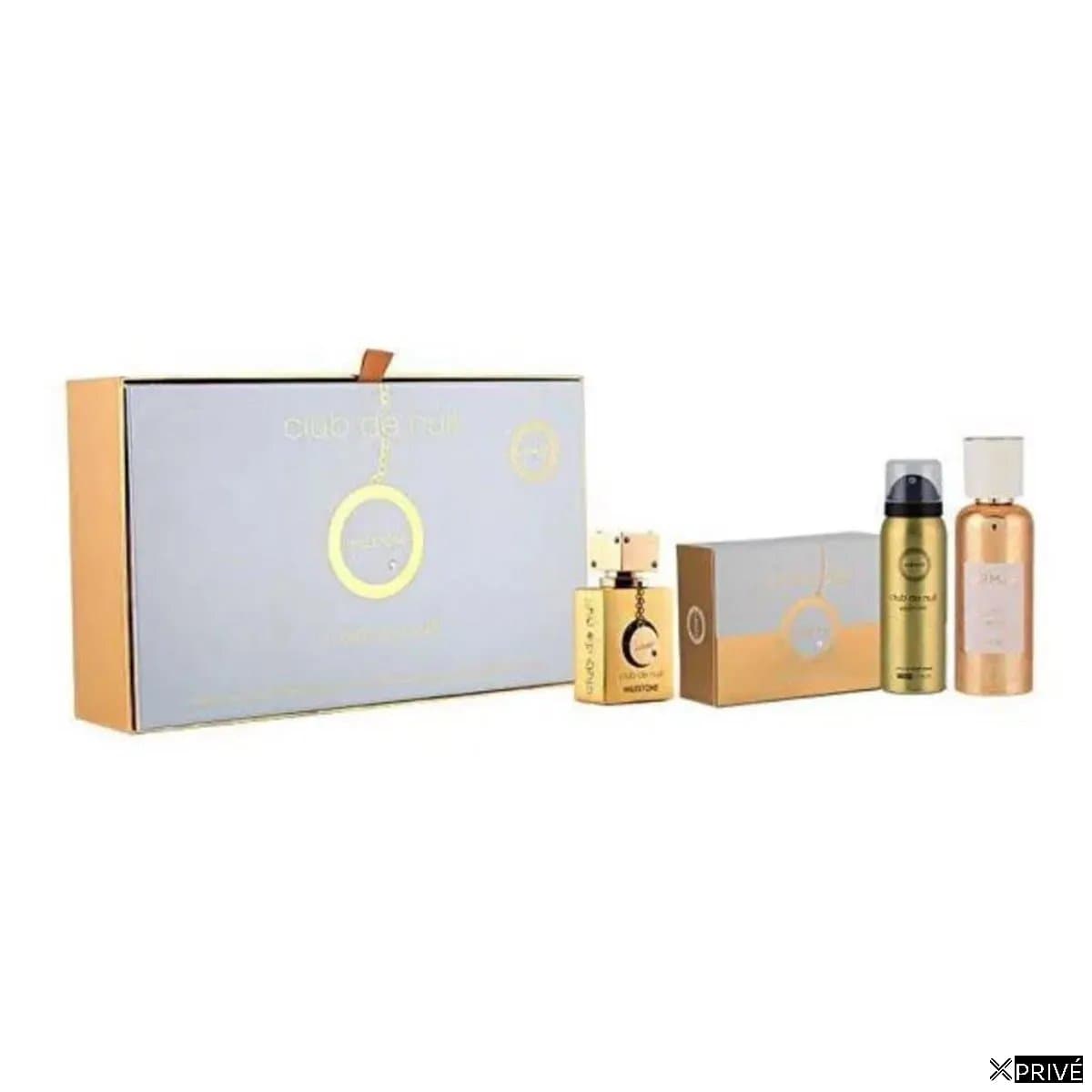 Armaf Club De Nuit Milestone Eau De Parfum 130g Spray Hair Mist 55ml Jabon 1u Spray Corporal Perfumado 50mlvaporizador — 1