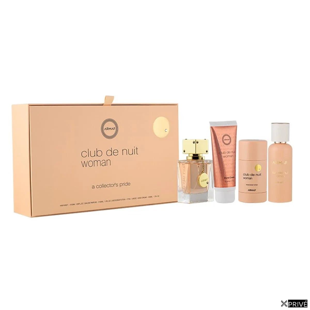 Armaf Club Denuit Woman Eau De Parfum 55un Spray Hair Mist 55ml Desodorante Stick 75ml Crema De Manos 50ml — 1