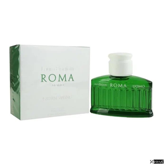 Laura Biagiotti Roma Uomo Green Swing Eau De Toilette Vaporisateur 200ml