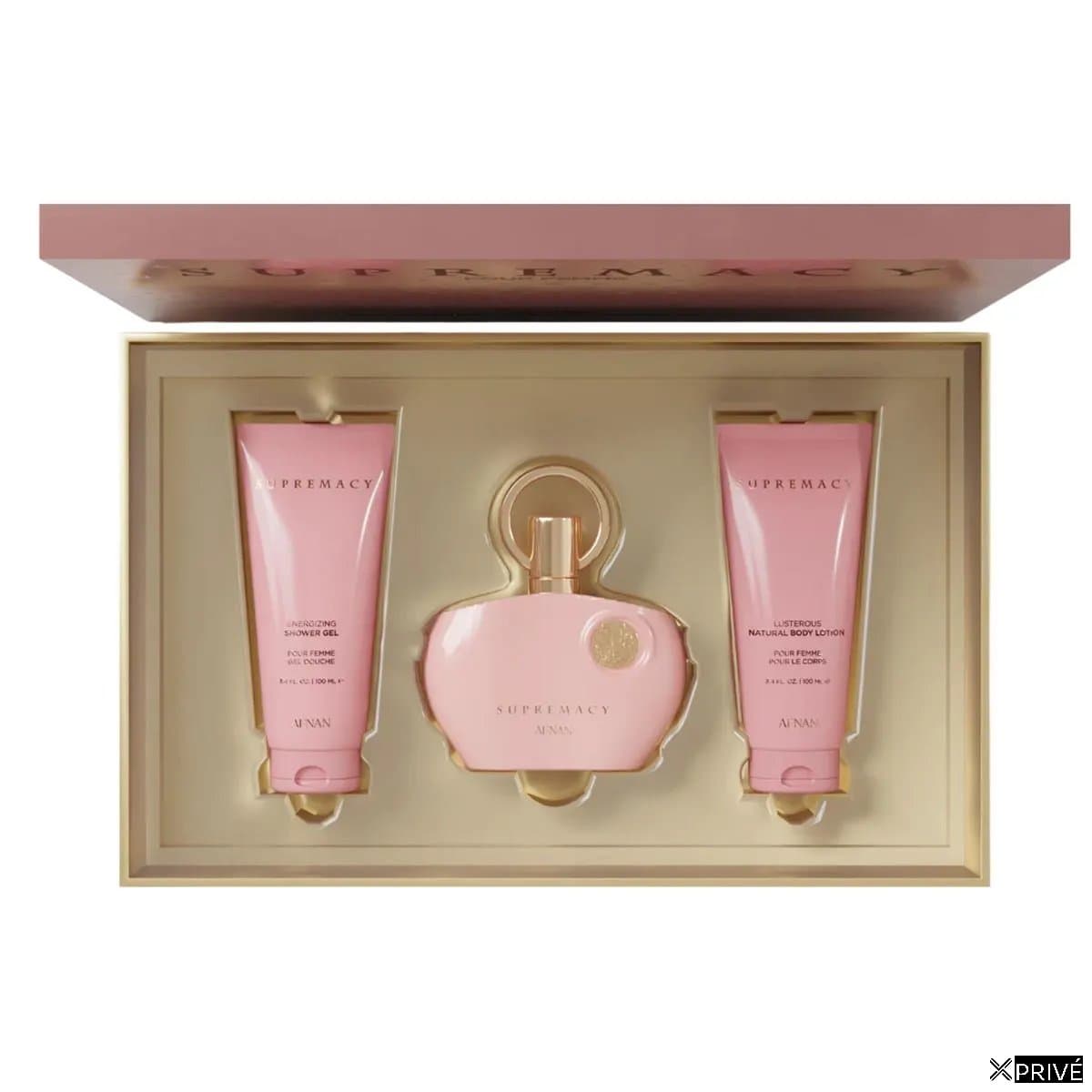 Afnan Supremacy Eau De Parfum Pour Femme 100ml Gel De Baño 100ml Locion Corporal Perfumada 100ml