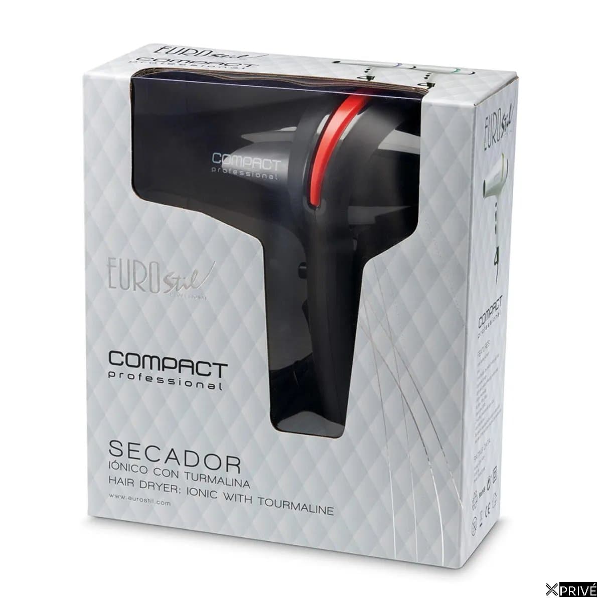 Eurostil Compact Profesional Secador Con Turmalina 2000w 1un