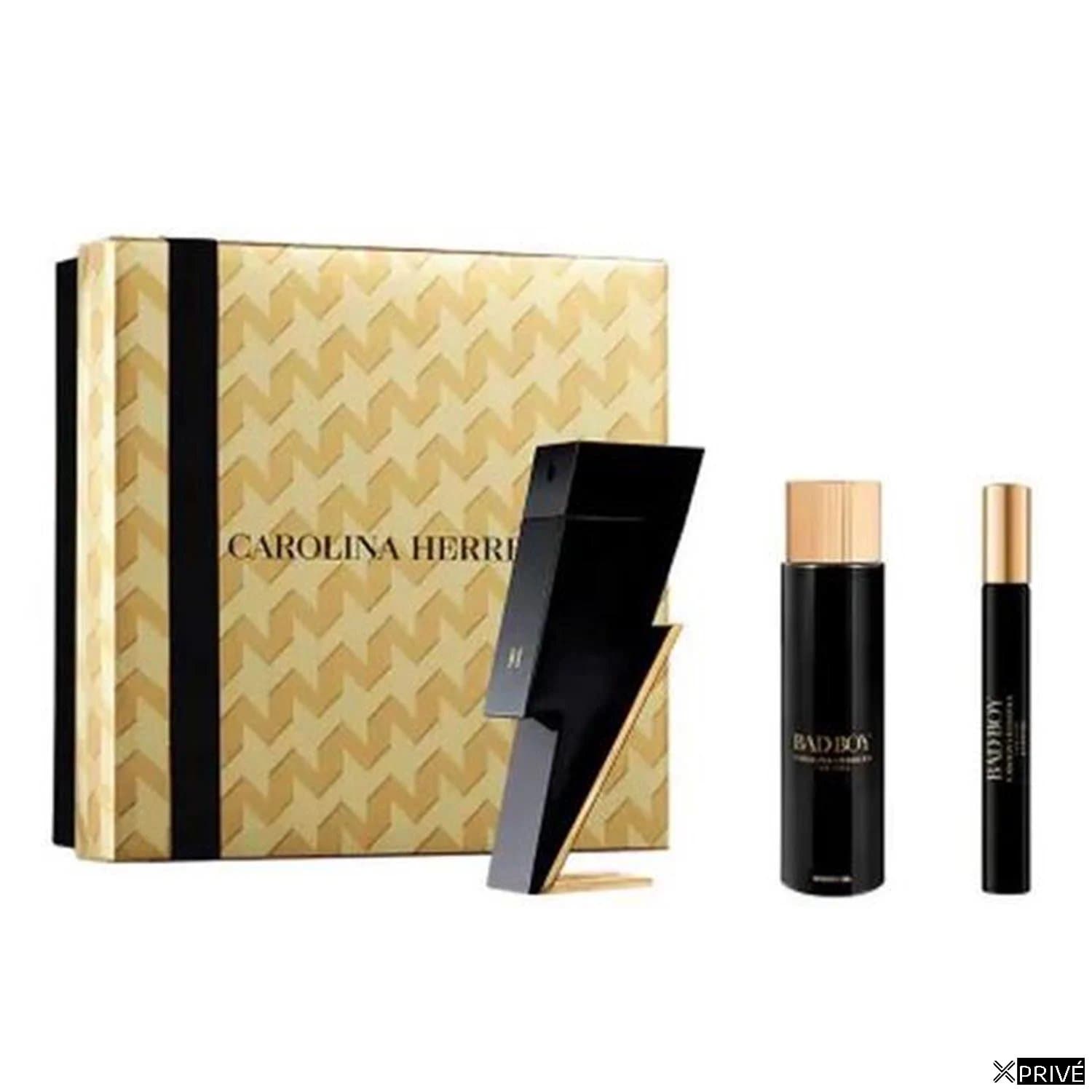 Carolina Herrera Estuche Bad Boy Eau De Toilette 100ml Gel De Baño 100ml Eau De Toilette 10ml — 1