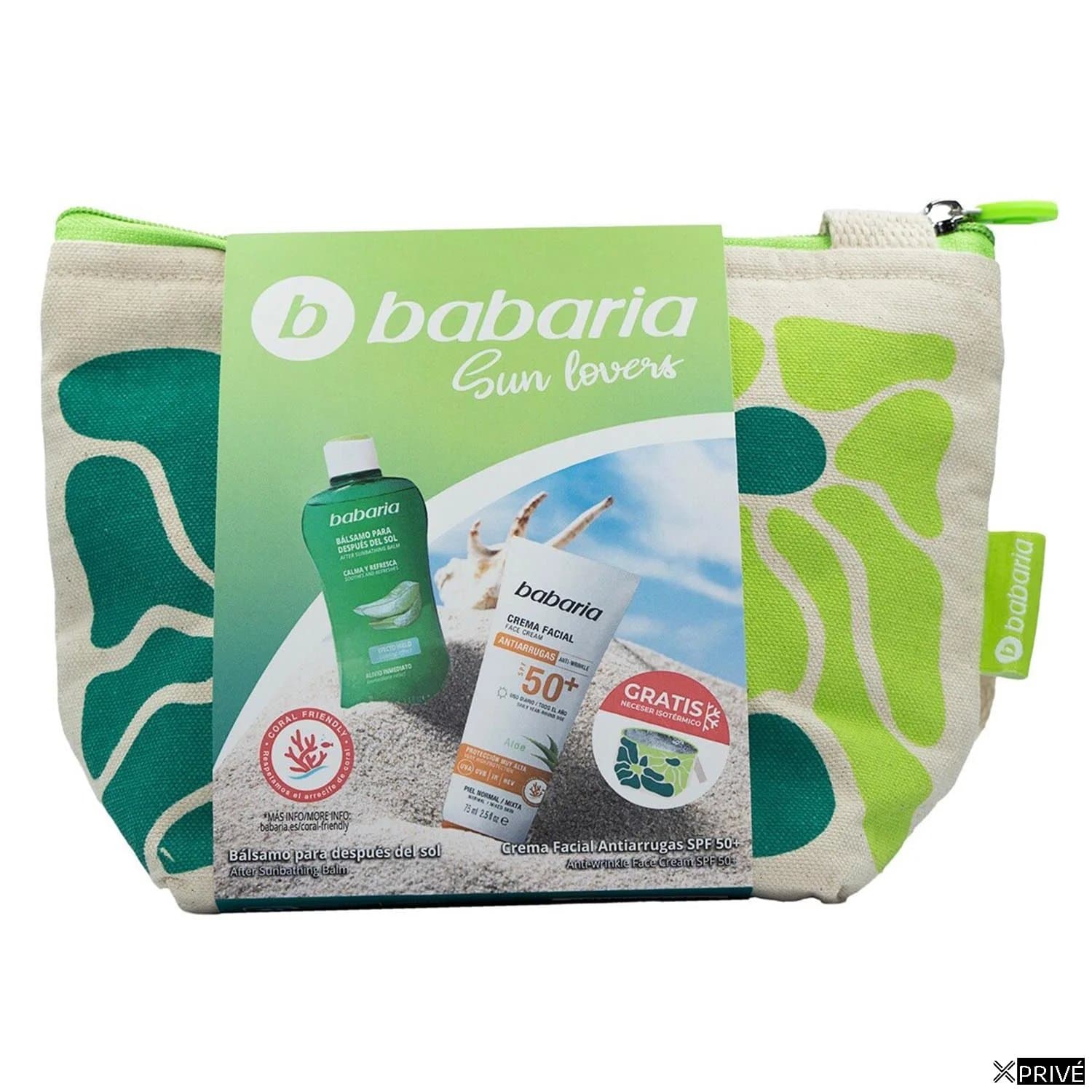 Babaria Protector Crema Facial Spf50 75ml Balsamo After Sun 1u